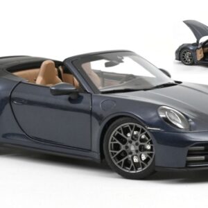 Modellino auto scala 1:18 Norev  PORSCHE 911 CARRERA CABRIOLET 2025 BLUE diecast modellismo statico