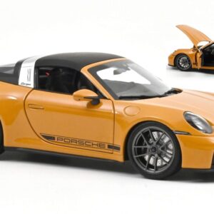 Modellino auto scala 1:18 Norev  PORSCHE 911 TARGA 4 GTS 2025 BAHAMA YELLOW diecast modellismo statico