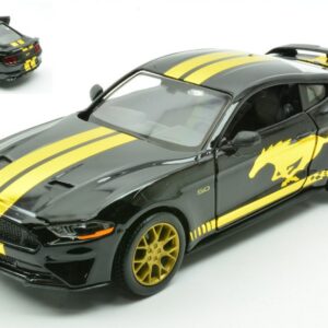 Modellino auto scala 1:24 FORD MUSTANG GT BLACK diecast modellismo statico