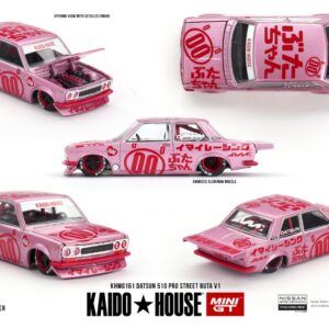 Modellino auto scala tuning 1:64 Mini GT DATSUN 510 modellismo statico