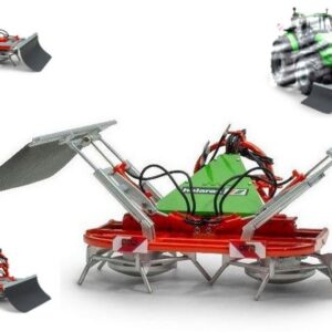 Modellino trattore scala 1:32 Universal Hobbies  DIFFUSORE COMPATTATORE HOLARAS JUMBO HK-HUS SILAGE SPREADER diecast modellismo statico