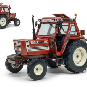 Modellino trattore scala 1:32 Ros FIAT 80-90 CAB SUPERCONFORT 2WD diecast modellismo statico