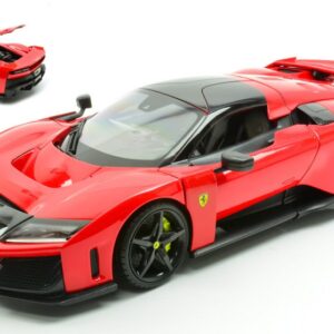 Modellino auto scala 1:18 Burago FERRARI F80 RED diecast modellismo statico