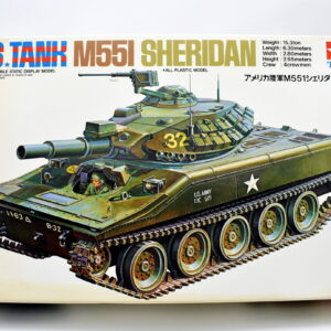 Modellino model kit montaggio carri armati tank U.S.TANK M55I SHERIDAN tamiya scala 1:35 modellismo