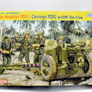 Modellino model kit montaggio carri armati tank 105MM HOWITZER M2A1 E CARRIAGE M2A2 dragon scala 1:35 modellismo