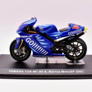 modellini moto scala 1:24 yamaha YZR-M1 #4 a.barros moto gp diecast modellismo da collezione
