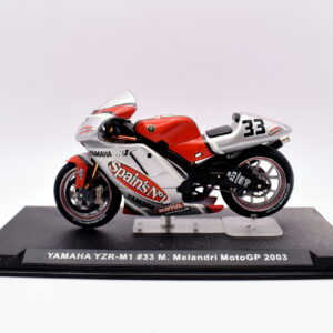 modellini moto scala 1:24 yamaha YZR-M1 #33 m melandri motogp diecast modellismo da collezione