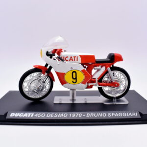 modellini moto scala 1:24 Ducati 450 desmo bruno spaggiari diecast modellismo da collezione