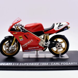 modellini moto scala 1:24 Ducati 916 superbike carl fogarty diecast modellismo da collezione
