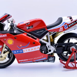 Modellino moto scala 1:12 ducati 996R 998 troy bayliss modellismo motorcycle bike