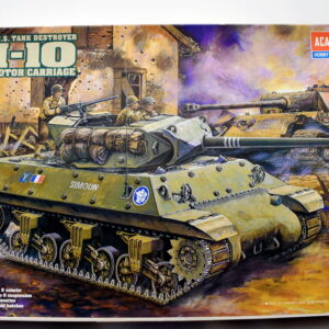 Modellino model kit montaggio carri armati tank M-10 GUN MOTOR CARRIAGE academy scala 1:35 modellismo