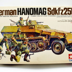 Modellino model kit montaggio carri armati tank GERMAN HANOMAG SDKFZ25L/L tamiya scala 1:35 modellismo