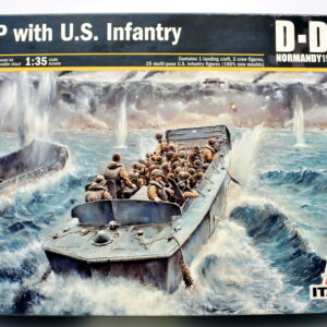 Modellino model kit montaggio LCVP WITH U.S. INFANTRY italeri 1:35 modellismo
