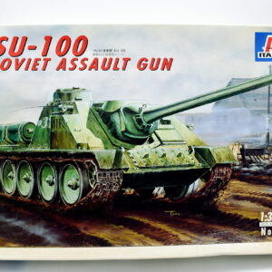 Modellino model kit montaggio carri armati tank SU-100 SOVIET ASSAULT GUN italeri scala 1:35 modellismo