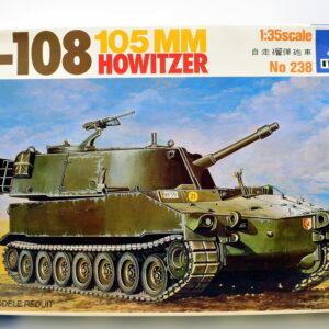 Modellino model kit montaggio carri armati tank M-108 105MM HOWITZER italeri scala 1:35 modellismo