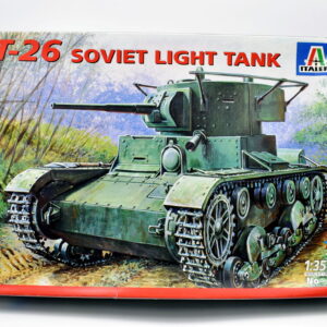 Modellino model kit montaggio carri armati tank T-26 SOVIET LIGHT TANK italeri scala 1:35 modellismo