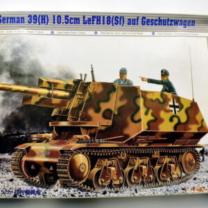 Modellino model kit montaggio carri armati tank GERMAN 39H 10.5CM LEFH18 trumpeter scala 1:35 modellismo