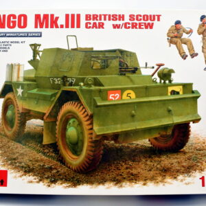 Modellino model kit montaggio carri armati tank DINGO MK.III BRITISH SCOUT miniart scala 1:35 modellismo