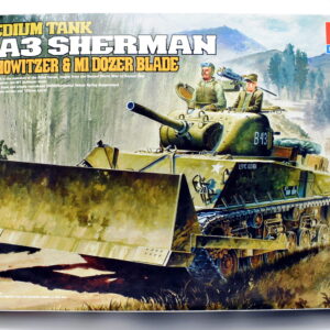 Modellino model kit montaggio carri armati tank U.S. MEDIUM TANK M4A3 SHERMAN academy scala 1:35 modellismo