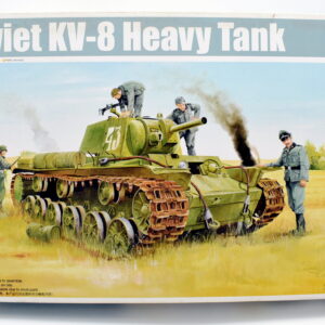 Modellino model kit montaggio carri armati SOVIET KV-8 HEAVY TANK scala 1:35 modellismo