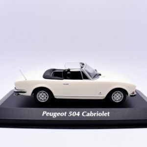 Modellino auto scala 1:43 peugeot 504 cabriolet maxichamps diecast modellismo da collezione