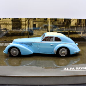 Modellino auto scala 1:43 alfa romeo 8c 2900 lungo minichamps diecast modellismo da collezione