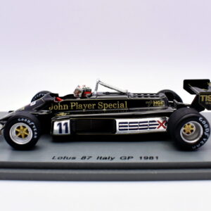 Modellino auto Formula 1 F1 scala 1:43 Lotus 87 italy GP Spark modellismo statico