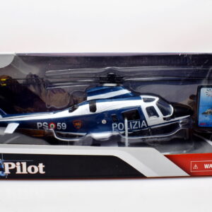 Modellino scala 1:43 elicottero POLIZIA AGUSTA WESTLAND AW 109 diecast modellismo da collezione