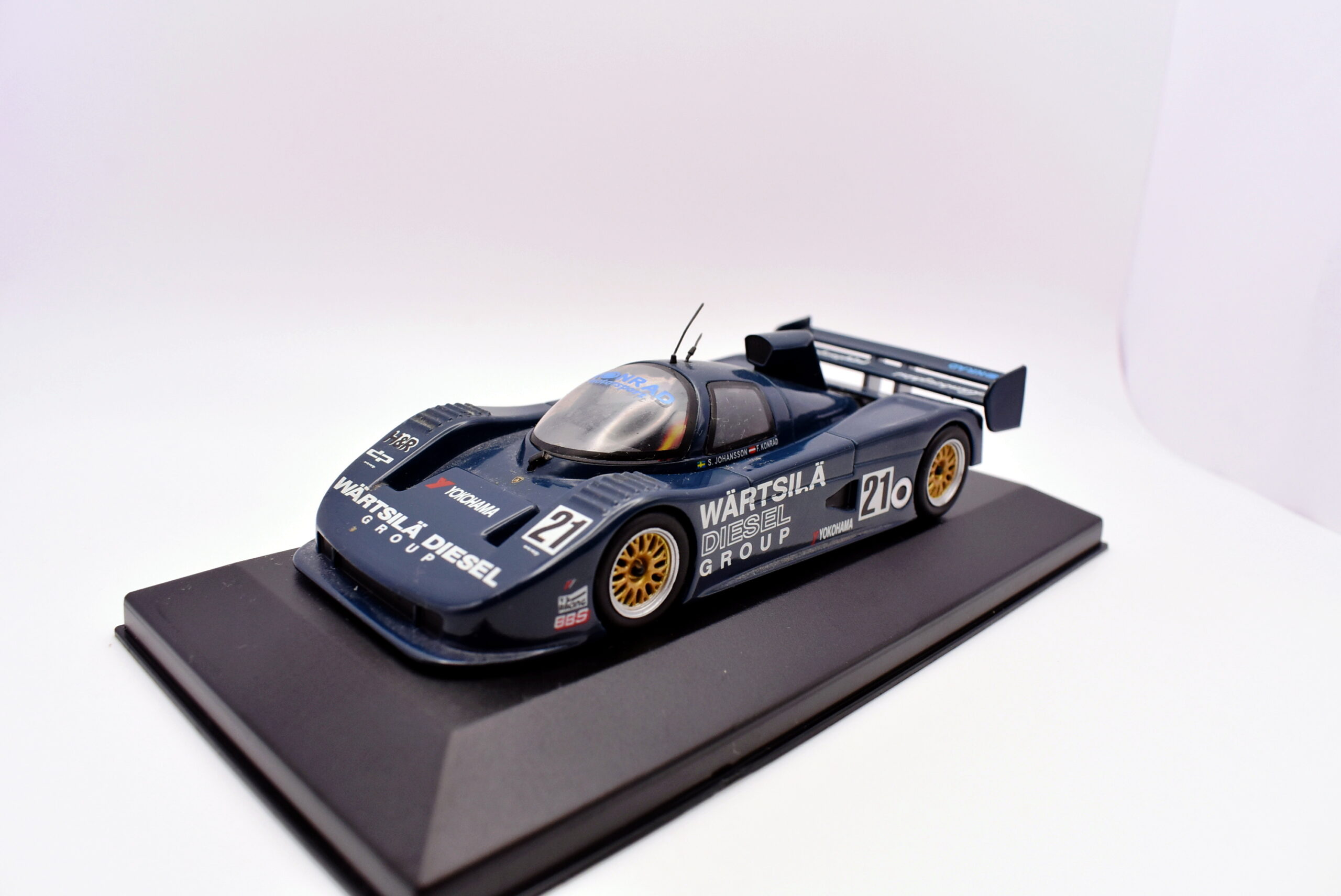 Modellino auto konrad lamborghini KM011 racing scala 1:43 diecast modellismo - Image 2