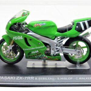 modellini moto scala 1:24 Kawasaki ZX-7RR sebileau-S.hislop-C.walker moto gp diecast modellismo da collezione