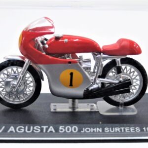 modellini moto scala 1:24 MV AGUSTA 500 JOHN SURTEES diecast modellismo da collezione