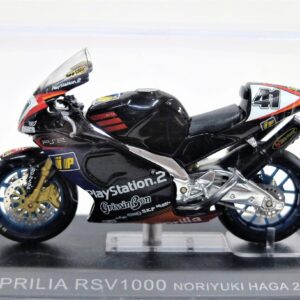 modellini moto scala 1:24 aprilia RSV 1000 noriyuki haga diecast modellismo da collezione