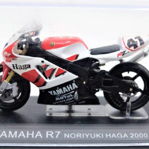 modellini moto scala 1:24 yamaha R7 noriyuki haga diecast modellismo da collezione