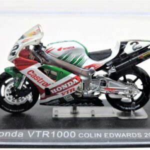 modellini moto scala 1:24 honda VTR1000 colin edwards diecast modellismo da collezione