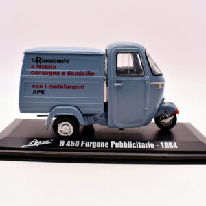 modellino Ape D 450 furgone pubblicitario Scala 1:32 diecast modellismo da collezione edicola