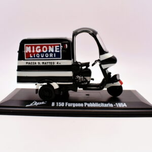 modellino Ape B 150 furgone pubblicitario Scala 1:32 diecast modellismo da collezione edicola
