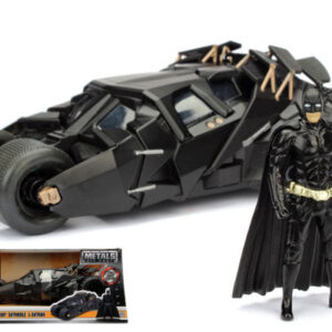 Modellino auto film movie Jada Toys BATMOBILE 2008 BATMAN FIGURE 1:24 modellismo