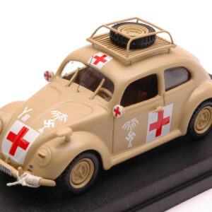 Modellino auto scala 1:43 Rio  VW MAGGIOLINO AMBULANCE AFRICA KORPS 1941 diecast modellismo statico