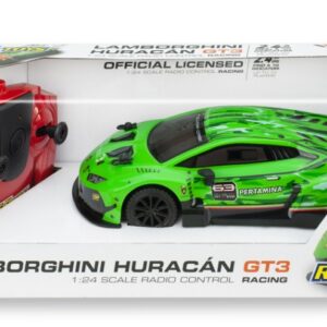 Modellino auto radio comandate LAMBORGHINI HURACAN GT3 GREEN RADIOCOMANDO 1:24 modellismo