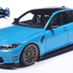 Modellino auto scala 1:18 Solido  BMW M3 PERFORMANCE PARTS  DAYTONA BEACH BLUE 2024 diecast modellismo statico