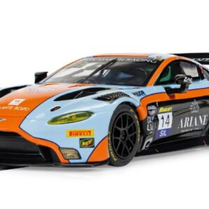 Modellino slot car Scalextric ASTON MARTIN GT3 VANTAGE BATHURST 2025 GULF EDITION SLOT 1:32 modellismo