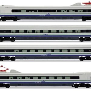 Modellino treno modellismo ferroviario Rivarossi CISALPINO ETR 470 ORIGINAL LIVERY 4-UNIT PACK EP.V 1:87