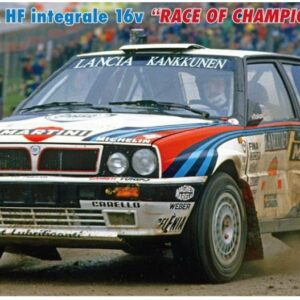 Modellino auto model kit di montaggio Hasegawa LANCIA DELTA HF integrale 16v Rally modellismo