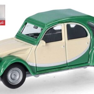 Modellino auto scala 1:87 Herpa CITROEN 2 CV CHARLESTON diecast modellismo statico
