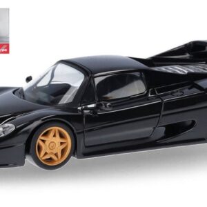 Modellino auto scala 1:87 Herpa FERRARI F50 NERO diecast modellismo statico