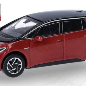 Modellino auto scala 1:87 Herpa VW ID 3 RE ROSSO diecast modellismo statico