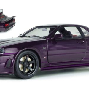 Modellino auto scala 1:18 Solido NISSAN SKYLINE R34 GT-R Z TUNE modellismo statico
