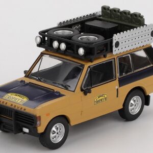 Modellino auto rally scala 1:64 Mini GT  LAND ROVER RANGE ROVER WINNER CAMEL T.SUMATRA 1981 SWOBODA-MENTEL 1:64