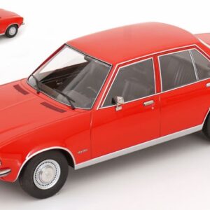 Modellino auto scala 1:18 OPEL REKORD D 1972 RED diecast modellismo statico