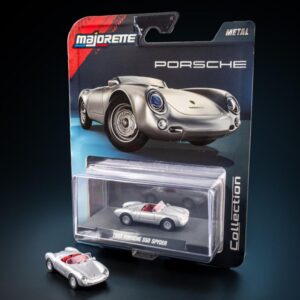 Modellino auto scala 1:64 Majorette PORSCHE 550 SPYDER 1955 modellismo